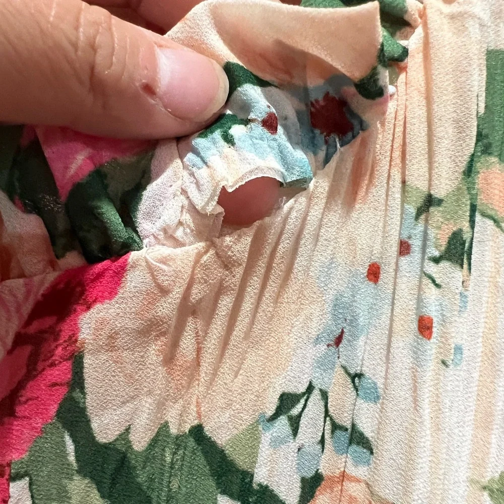 Ivory Floral Dress - Picture 7 of 13